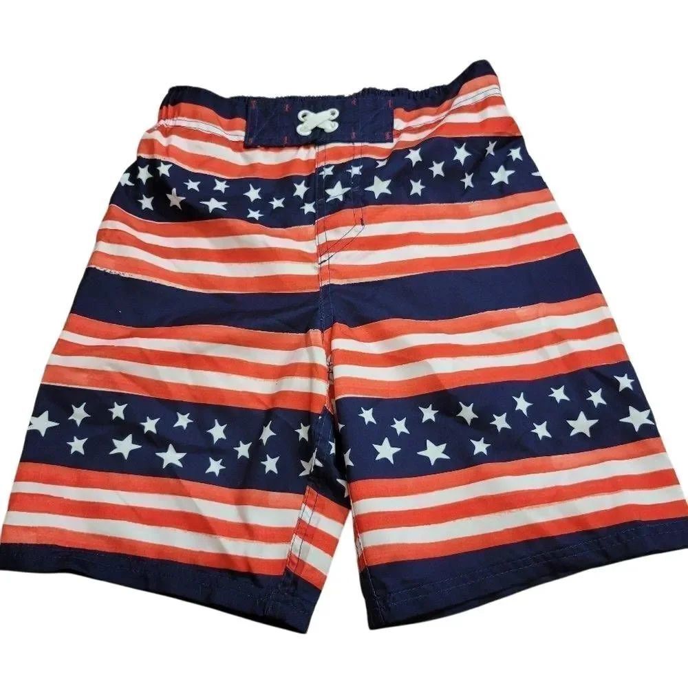 Cherokee patriotic swim trunks M